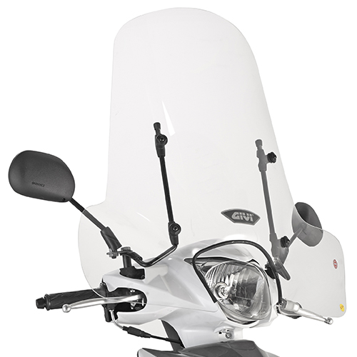 Soporte parabrisas 107A Givi moto Peugeot Belville 125-200 17-20